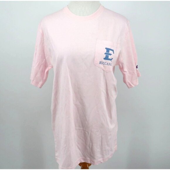 Champion Medium Pink ETSU Buccaneers Short-Sleeve T-Shirt NWT - Picture 1 of 4